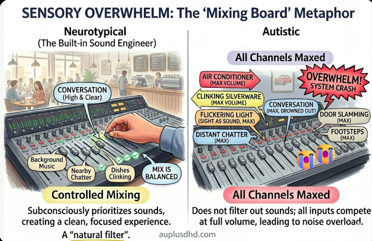 The Mixing Board — Autistic sensory experience